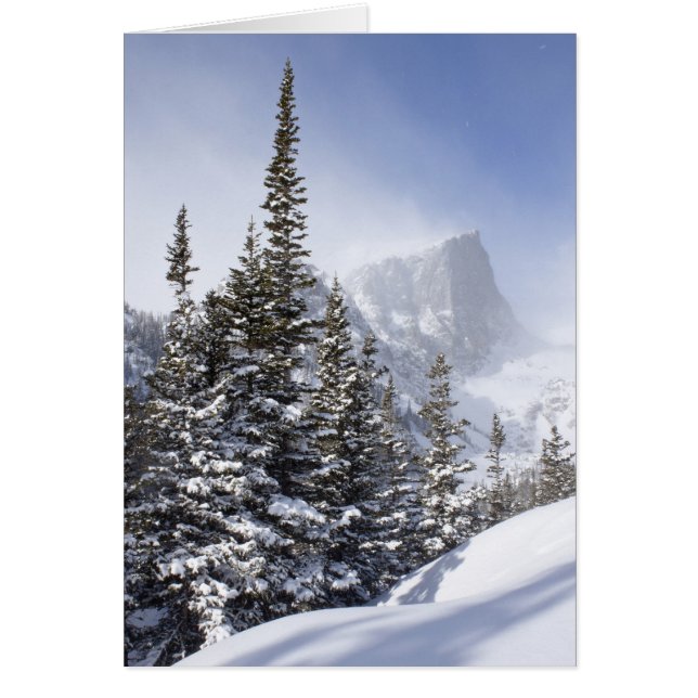 Hallett Peak in maart (Voorkant)