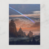 Halley's Comet Briefkaart (Voorkant)