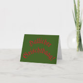 Hallicher Grischtdaag ! Carte de Noël (Devant)