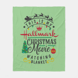 Hallmark kerstfilm Fleece Blanket Deken