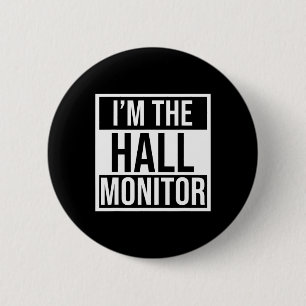 Hallmonitor cadeau Byck naar school leerling Ronde Button 5,7 Cm