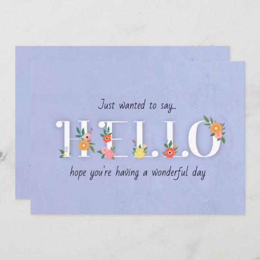 hallo (Voorkant / Achterkant)