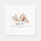 Hallo 100 Herfst pompoen bladeren aangepaste verja Servet (Voorkant)