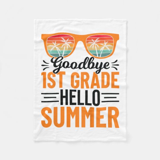 hallo 1e klas fleece deken (Voorkant)