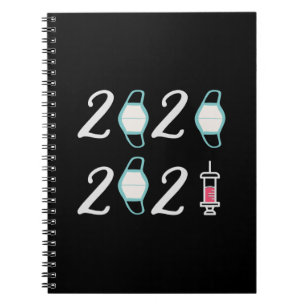 hallo 2021 Afscheid 2020 - Het is eindelijk voorbi Notitieboek