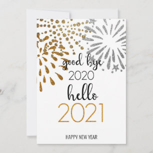 hallo 2021 Bedrijfs Nieuw Jaar feestelijk Feestdagenkaart