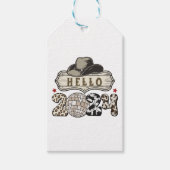 Hallo 2024 Western Cadeaulabel (Voorkant)