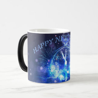Hallo 2027 Gelukkig Nieuwjaar - Premium Navyblauw  Magische Mok