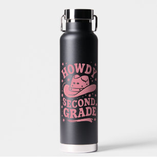 Hallo 2e klas cowboy cowgirl terug naar school waterfles