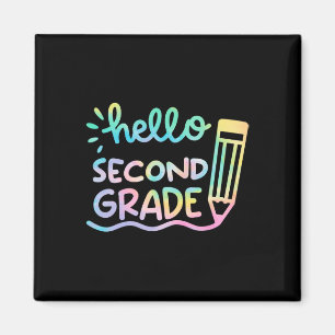 Hallo 2e klas Tie Dye Leraren Kinderen Terug naar Magneet
