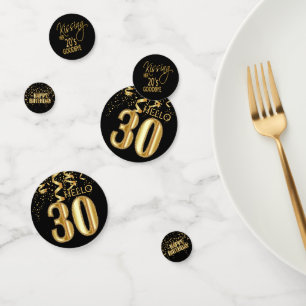 Hallo 30e verjaardag confetti