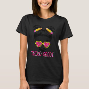 Hallo 3e Derde Klas Rommelige Knot Terug Naar Scho T-shirt