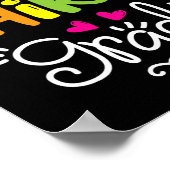 hallo 3e graad 3e graad Terug naar school Gi Poster (Hoek)