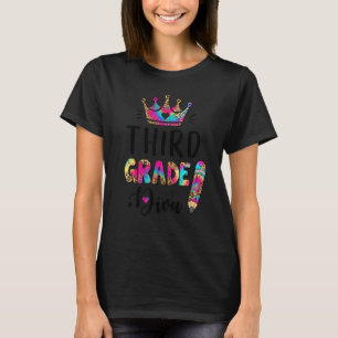 Hallo 3rd Grade Diva Meisjes Terug Naar School Lui T-shirt