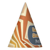 Hallo ₩ 40 Retro Sun Groovy Wave Verjaardag Feesthoedjes (Links)