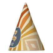 Hallo ₩ 40 Retro Sun Groovy Wave Verjaardag Feesthoedjes (Rechts)