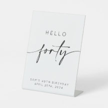 hallo 40e verjaardag