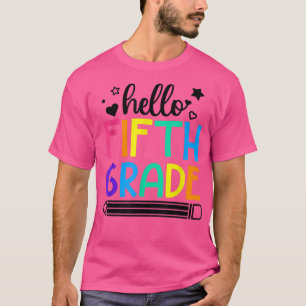 hallo 5e graad Terug naar schoolkleding voor meisj T-shirt