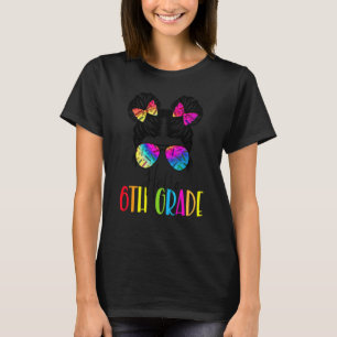 Hallo 6e Zesde Klas Rommelige Knot Terug Naar Scho T-shirt