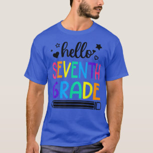 hallo 7e graad Terug naar schoolkleding voor meisj T-shirt
