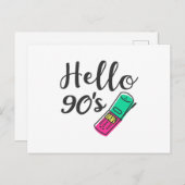 hallo 90 seconden mobiel briefkaart (Voorkant / Achterkant)