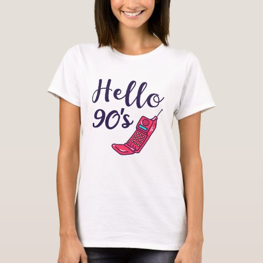 hallo 90 seconden mobiel t-shirt (Voorkant)