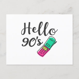 Hallo 90s mobieltje briefkaart