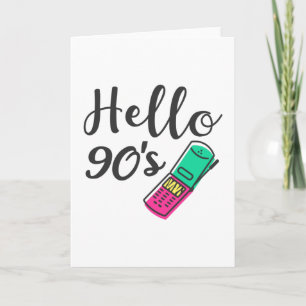 Hallo 90s mobieltje kaart