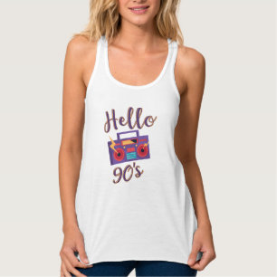 hallo 90s radiocassetrecorder tanktop