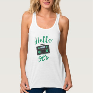 hallo 90s radiocassetrecorder tanktop