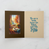 Hallo A. DENKEN AAN JOU KAART (Binnen)