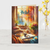 Hallo A. DENKEN AAN JOU KAART (Gele Bloem)