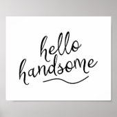 hallo Aangepaste afdruk Poster (Voorkant)