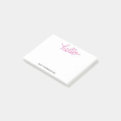 Hallo Aangepaste Post-it® notes belettering (Fuchs (Schuin)