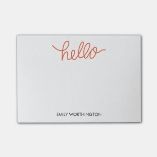 Hallo Aangepaste Post-it® notes belettering (Sinaa