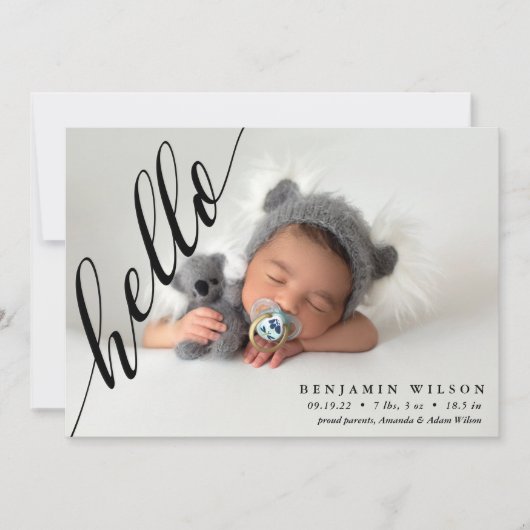 hallo Aankondiging van de geboorte van de Moderne (Voorkant)