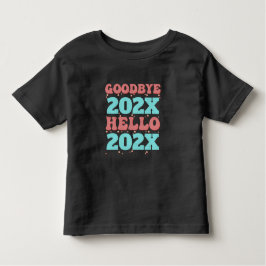 Hallo Aanpasbaar nieuwjaarsafscheid Kinder Shirts