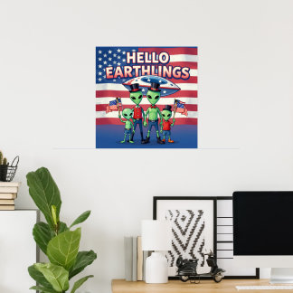 Hallo Aardbewoners Poster