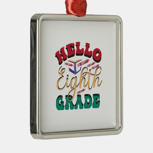 hallo achtste graad metalen ornament (Rechts)