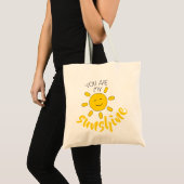 Hallo Afbeelding Geel Hand getrokken Sun Tote Bag (Voorkant (product))
