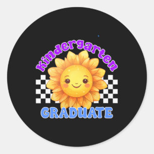 Hallo Afscheid kleuterschool Ronde Sticker