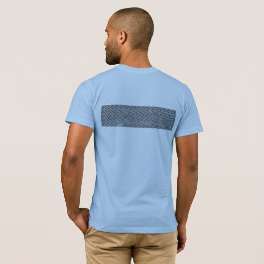 hallo/Afscheid VerlichtingsT-shirt T-shirt (Achterkant volledig)