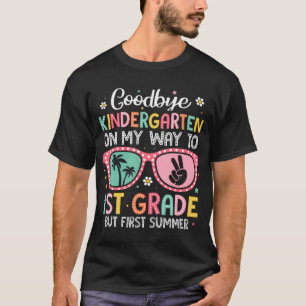 Hallo Afstuderen Vaarwel kleuterschool T-shirt