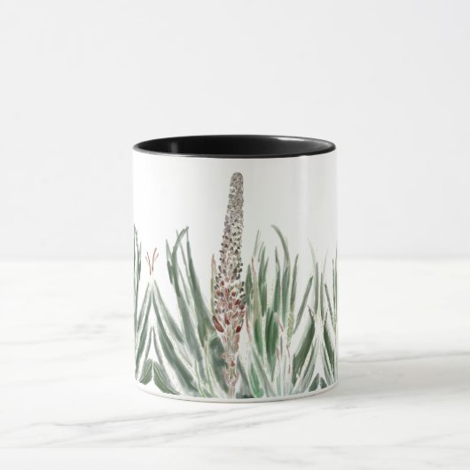 Hallo Aloe Two-Tone Coffee Mok (Midden)