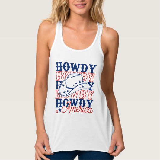 Hallo Amerika Tanktop (Voorkant)
