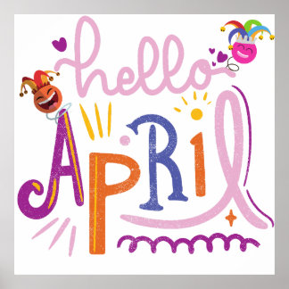 hallo april poster