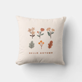 hallo Autumn minimalistische herfst Florals Kussen