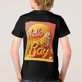 hallo "Baai - trendy Kinder T-shirt design"