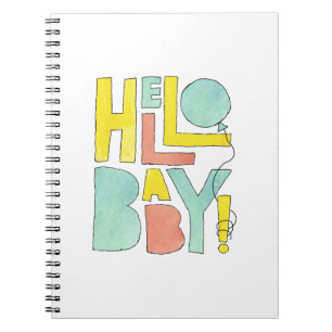 hallo Baby Balloon Welkom bij Newborn Notitieboek