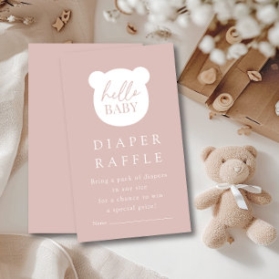 Hallo Baby Beer Luier Raffle Informatiekaartje